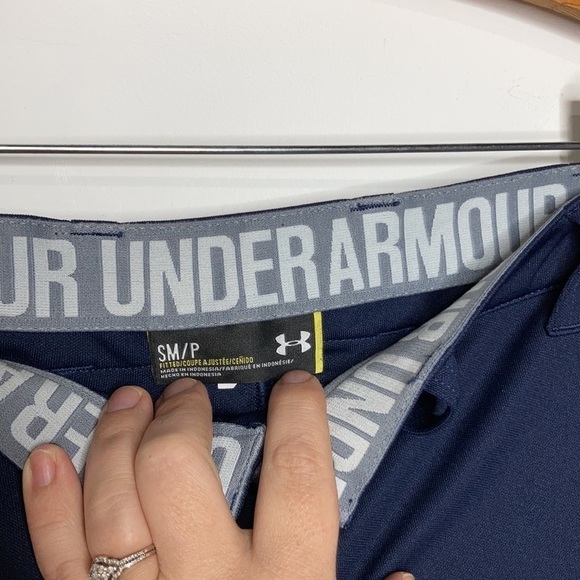 Under Armour navy blue fitted softball pants‎ size small - Picture 5 of 10